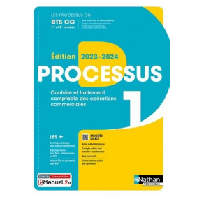 BTS CG 1re et 2e années Processus 1 - Grand Format Edition 2023-2024