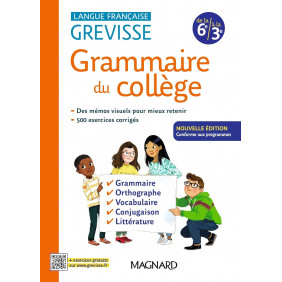 Grammaire du collège, de la 6e à la 3e - Grand Format Edition 2024