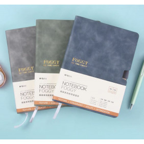 Carnet de notes en cuir souple avec boucle