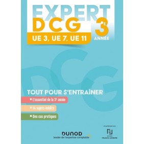 Expert DCG 3e année UE 3, UE 7, UE 11 - Tout pour s'entraîner - Grand Format