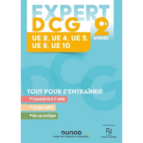 Expert DCG 2e année - UE 2, UE 4, UE 5,UE 6, UE 10 - Grand Format