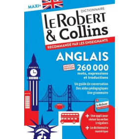 Dictionnaire Le Robert & Collins Anglais - Maxi+ - Grand Format