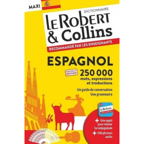 Dictionnaire Le Robert & Collins Espagnol - Maxi - Grand Format