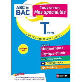 Mes spécialités Mathématiques - Physique-Chimie Tle - Option Maths expertes, grand oral - Grand Format Edition 2021