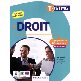 Droit Tle STMG - Le programme en 12 situations + Prépa Bac - Grand Format Edition 2022