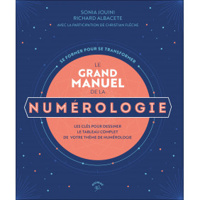 Le grand manuel de la numérologie - Les clés pour dessiner le tableau complet de votre thème de numérologie - Grand Format