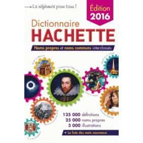 DICTIONNAIRE HACHETTE 2016