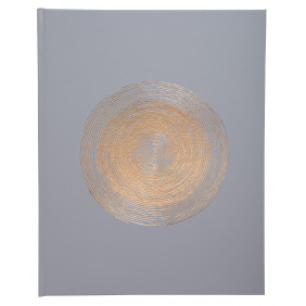 Exacompta - Réf. 47984E -1 Livre d'or classique Ellipse - Format vertical 27x22 cm - GRIS