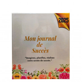 Mon journal de succès 2025 blanc