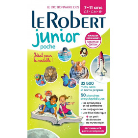 Le Robert Junior poche - Le dictionnaire des 7-11 ans - Poche