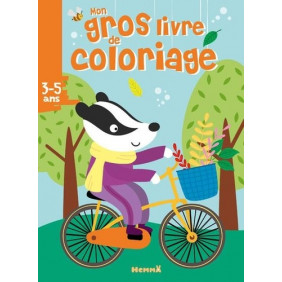 Mon gros livre de coloriage - Balade à vélo - Grand Format
