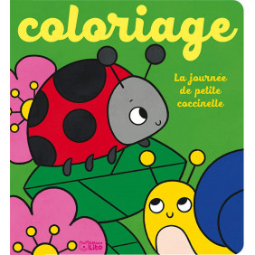 Coloriage - La journée de petite coccinelle - Album - Dès 3 ans