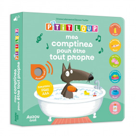 P'tit Loup - Album Mes comptines pour être tout propre - de 1 à 3 ans