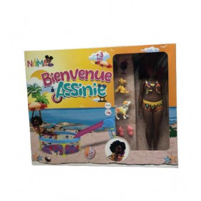 Poupée Naima - Aya avec la piscine - 33cm - Dès 3 ans