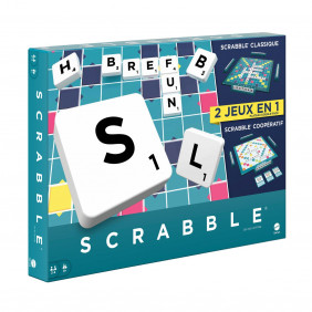 Scrabble 2 en 1 avec plateau réversible