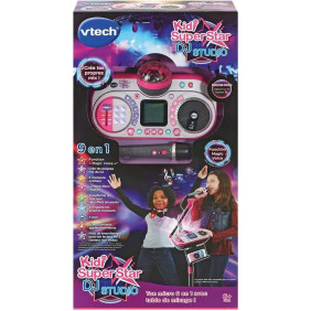 Vtech kid super star dj studio-9en1-rose noir - Dès 6ans