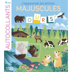 J'apprends les lettres majuscules à la montagne - Album - Dès 4 ans