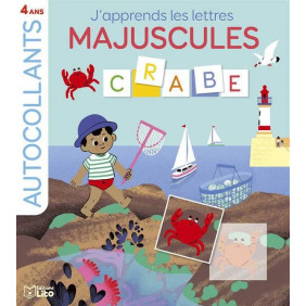 J'apprends les lettres majuscules à la mer - Album - Dès 4 ans