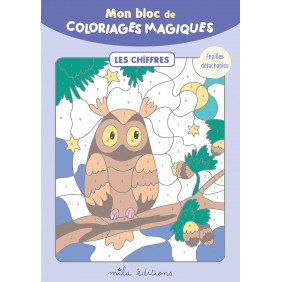 Mon bloc de coloriages magiques - Les chiffres : Feuilles détachables