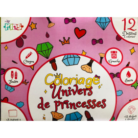 Coloriage univers de princesses