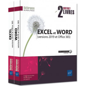 Excel et Word (versions 2019 et Office 365) - 2 volumes - Grand Format