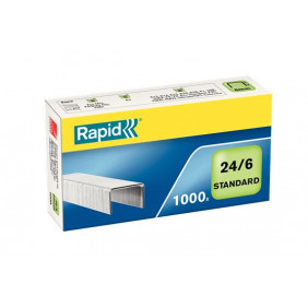 Agrafes Rapid Standard 24/6. Boîte de 1000