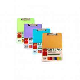 Classeur a pince uni transparent BR-9809