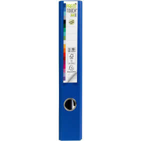 Classeur a levier prem'touch intérieur et extérieur en polypropylène- dos 50mm - A4 maxi - bleu foncé