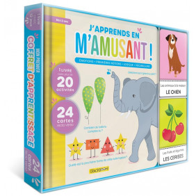 J'apprends en m'amusant ! - Mon premier coffret d'apprentissage. Avec 1 livre et 24 cartes - Album