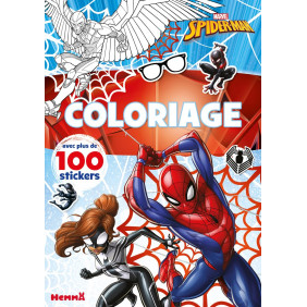 Spider-Man (Spider-Man et Spider-Girl) - Avec plus de 100 stickers - 6 - 8 ans - Album