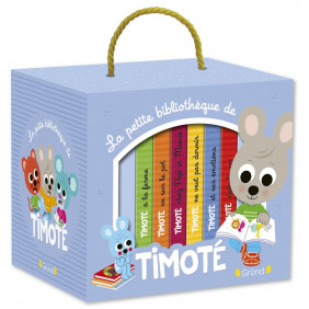 La petite bibliothèque de Timoté - Coffret 6 albums timoté tout-carton - À partir de 2 ans