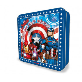 Marvel Avengers - Coffret métal Disney - Coffret héros - Coffret coloriage et activités - Dès 5 ans