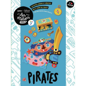 Pirates - 7 activités ludiques et créatives sur le thème des pirates - Grand Format - Dès 3 ans