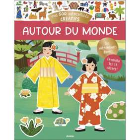 Mes 500 autocollants créatifs - Autour du monde - Grand Format