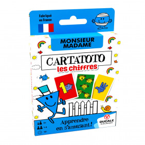 Ducale - Cartatoto Les Chiffres Monsieur Madame - Apprendre Les Chiffres en s'amusant - A partir de 3 Ans