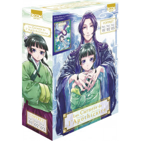 Les Carnets de l'Apothicaire - Tankobon Coffret en 3 volumes : tomes 1 à 3 - Avec un poster