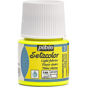 Setacolor Tissus Légers 45 Ml Jaune Fluo