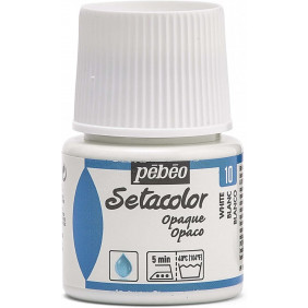 Setacolor Tissus Légers 45 Ml Blanc