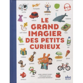 Le grand imagier des petits curieux - Album avec 1 QR code
