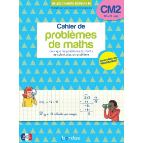 Cahier de problèmes de maths CM2 - Grand Format