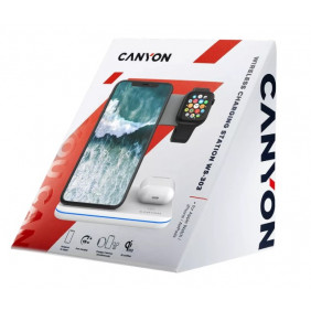 Canyon wireless charger ws-303 15w 3in1 white