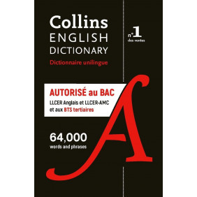 Collins English Dictionary - Edition spéciale - Grand Format Edition en anglais
