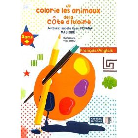 Je colorie les animaux de la Côte d'Ivoire - A partir de 3 ans
