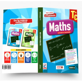 Mon livre de maths tle C jd Editions