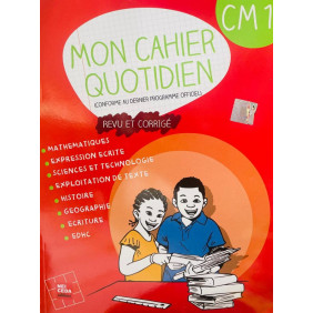 Mon cahier quotidien cm1 nei/ceda