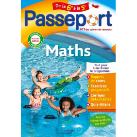 Passeport Maths de la 6e à la 5e Edition 2022