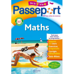 Maths de la 5e à la 4e Edition 2022