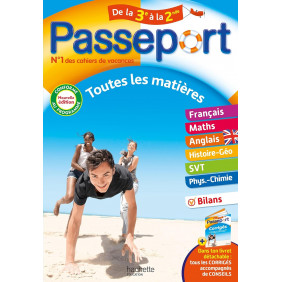 Passeport Toutes les matières de la 3e à la 2de Edition 2024