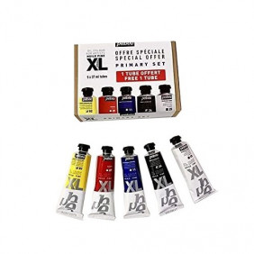 Pack d'huile XL couleurs primaires - 5x37ml - Pébéo