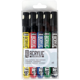 Set marqueurs peinture acrylique multi-support - Acrylic Marker